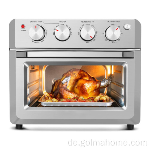 24L Liter 1700W Fabrikpreis Gesundes digitales Luftfriterie der Power 360 Digital Manual Air Fryer Ofen